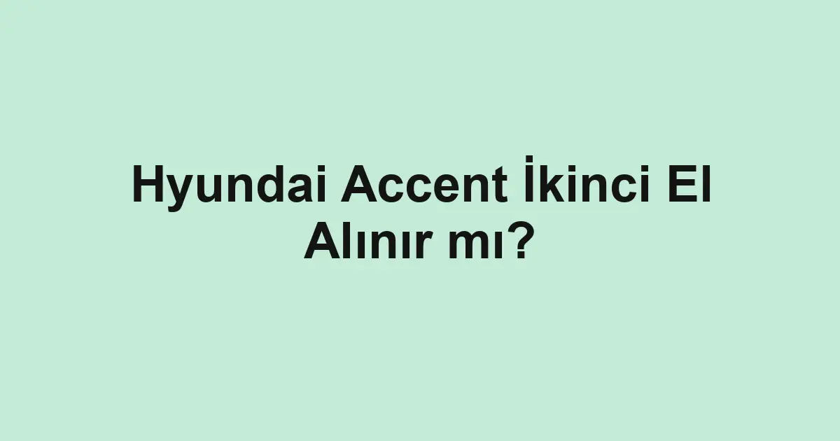 Satılık araba