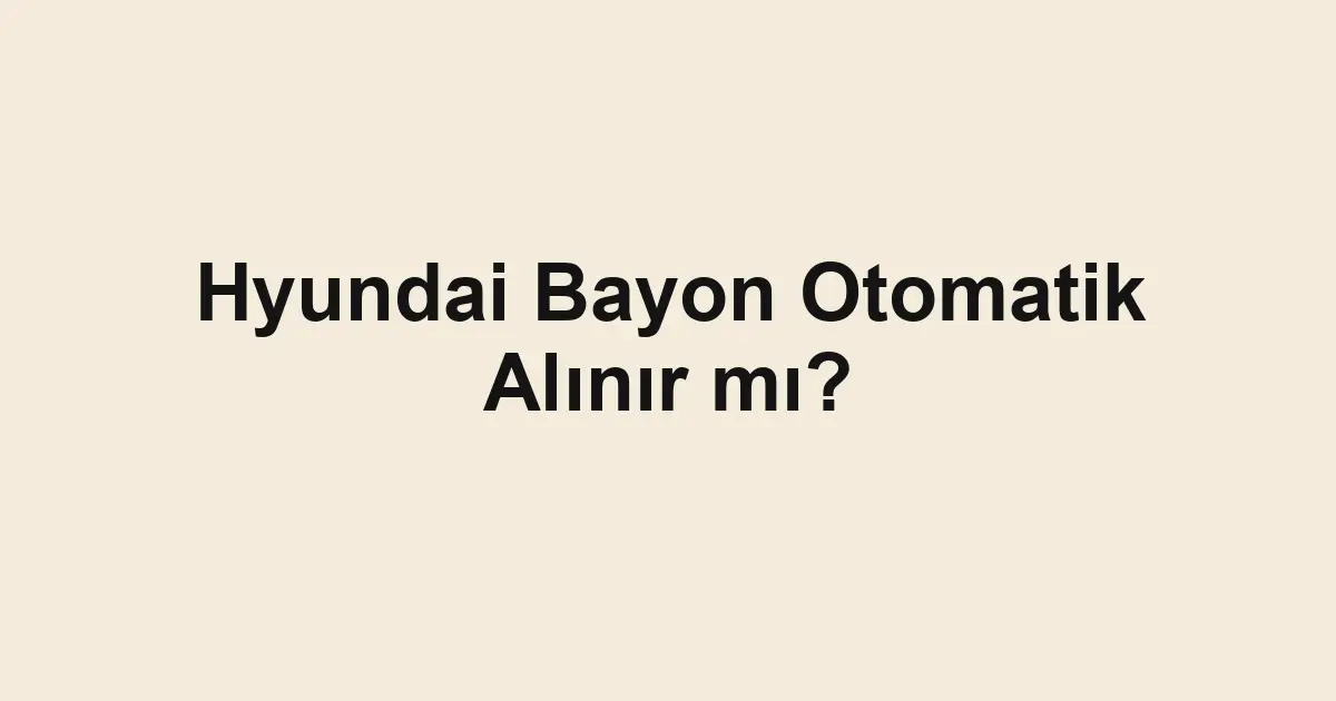 Satılık araba