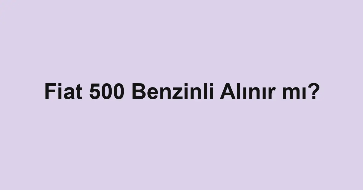 Satılık araba