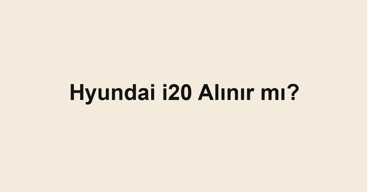 Satılık araba