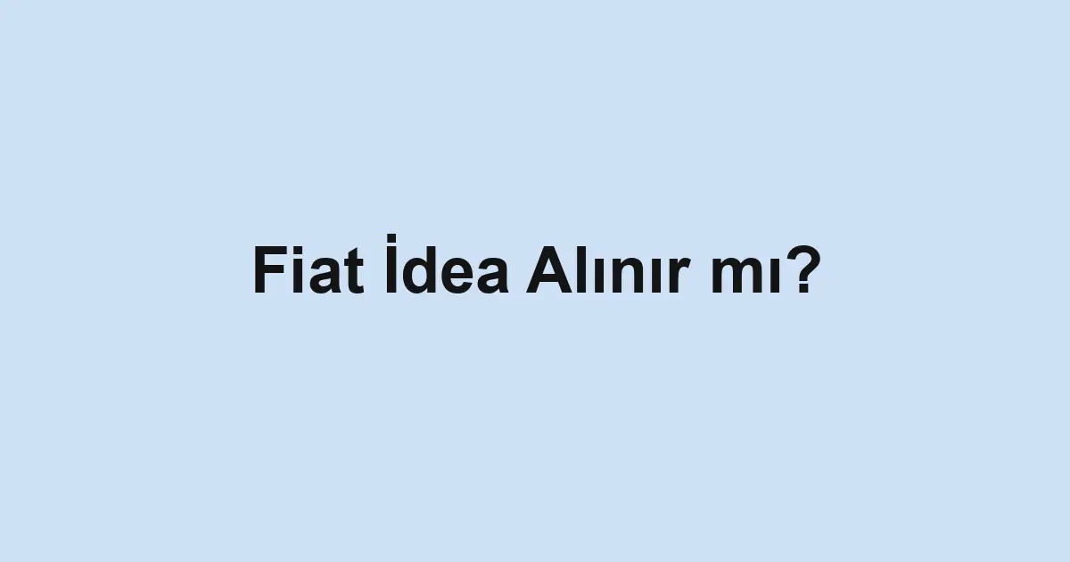 Satılık araba