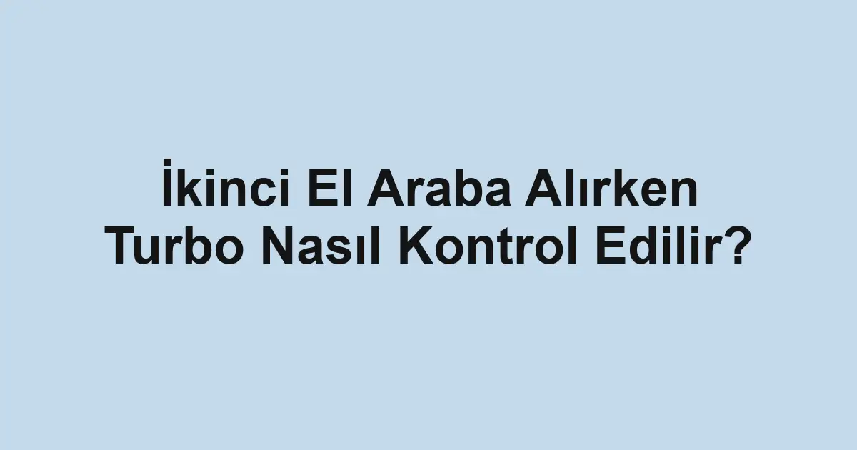 Satılık araba