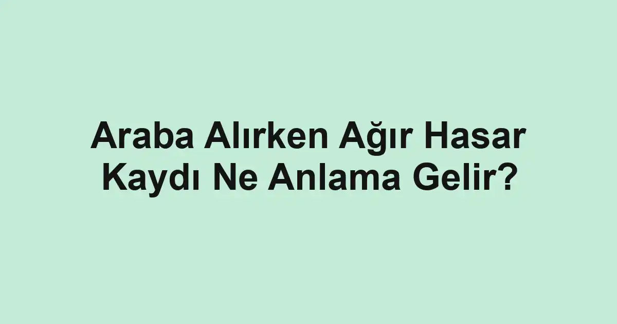 Satılık araba