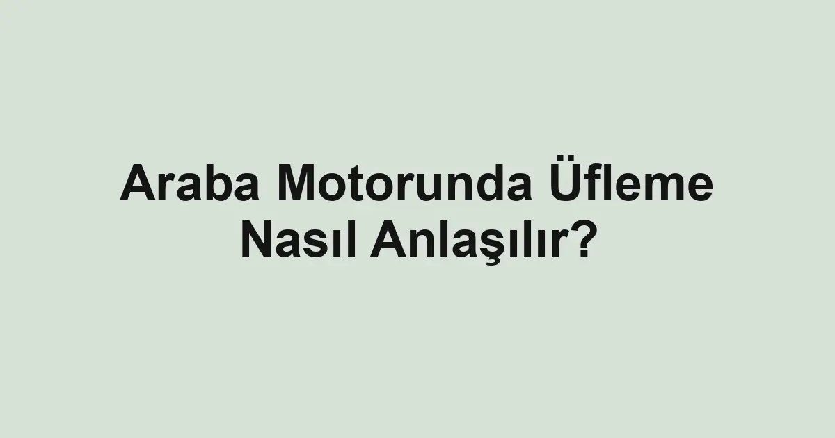 Satılık araba