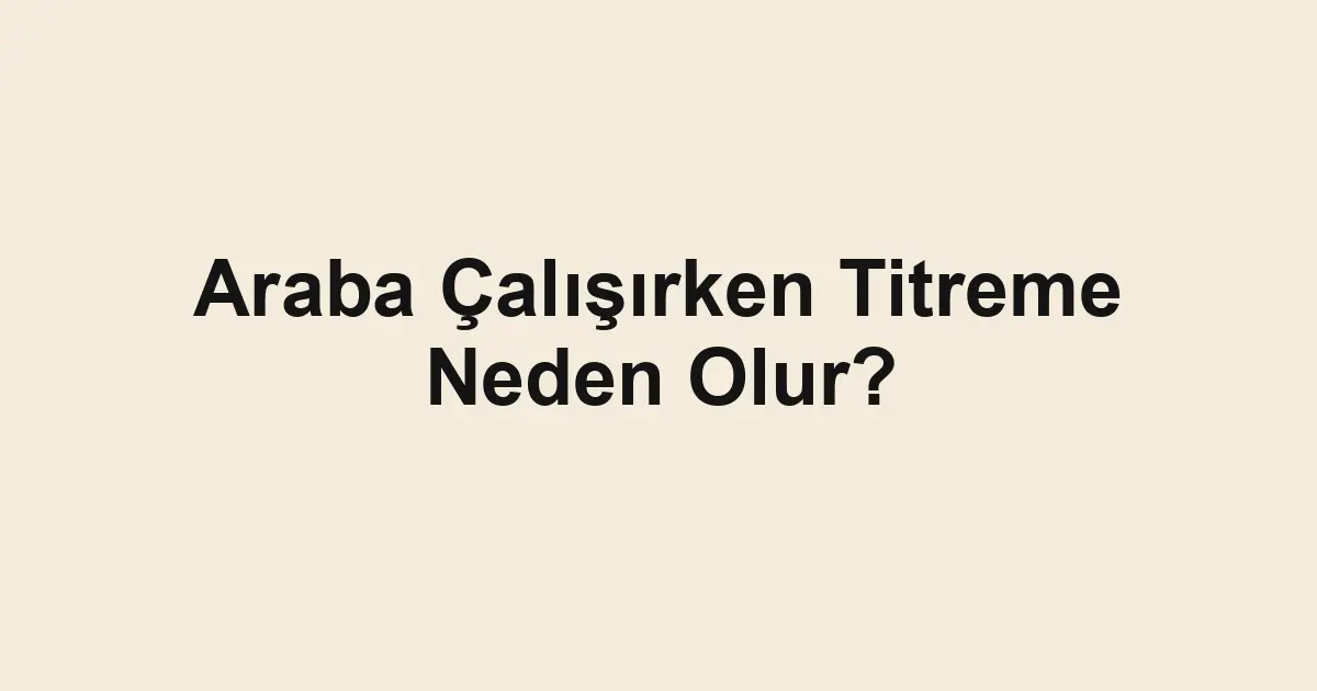 Satılık araba