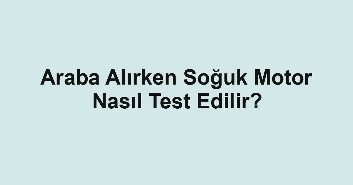 Satılık araba