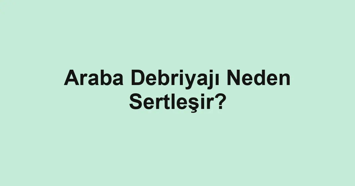 Satılık araba