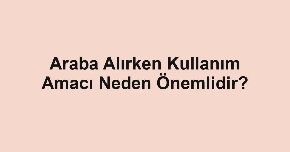 Satılık araba