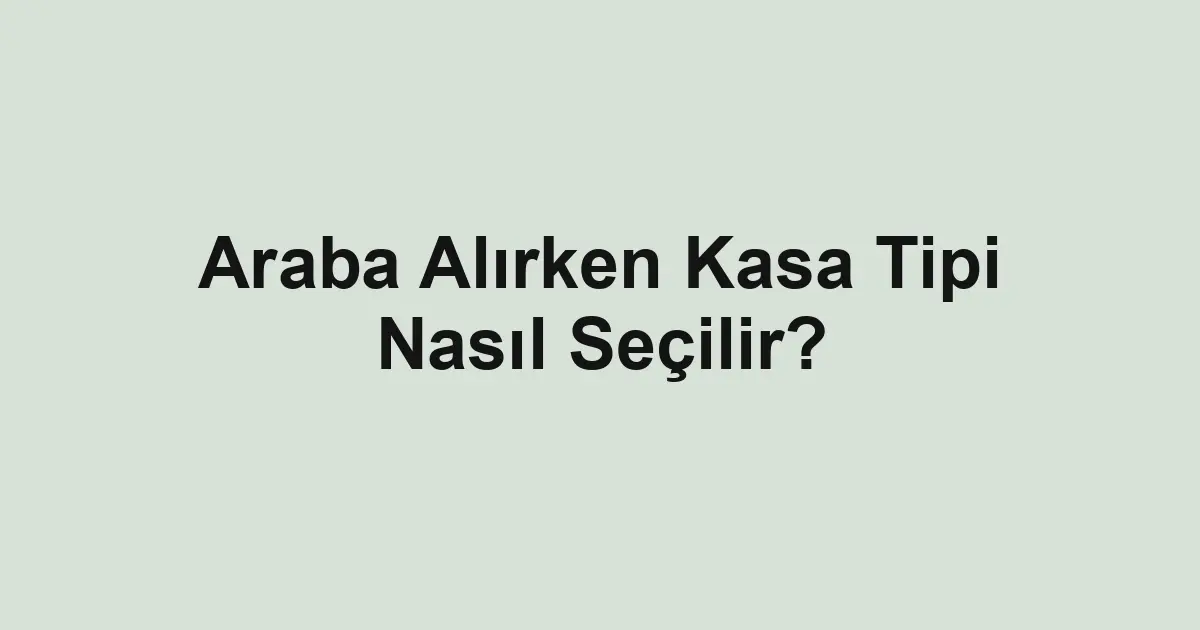Satılık araba