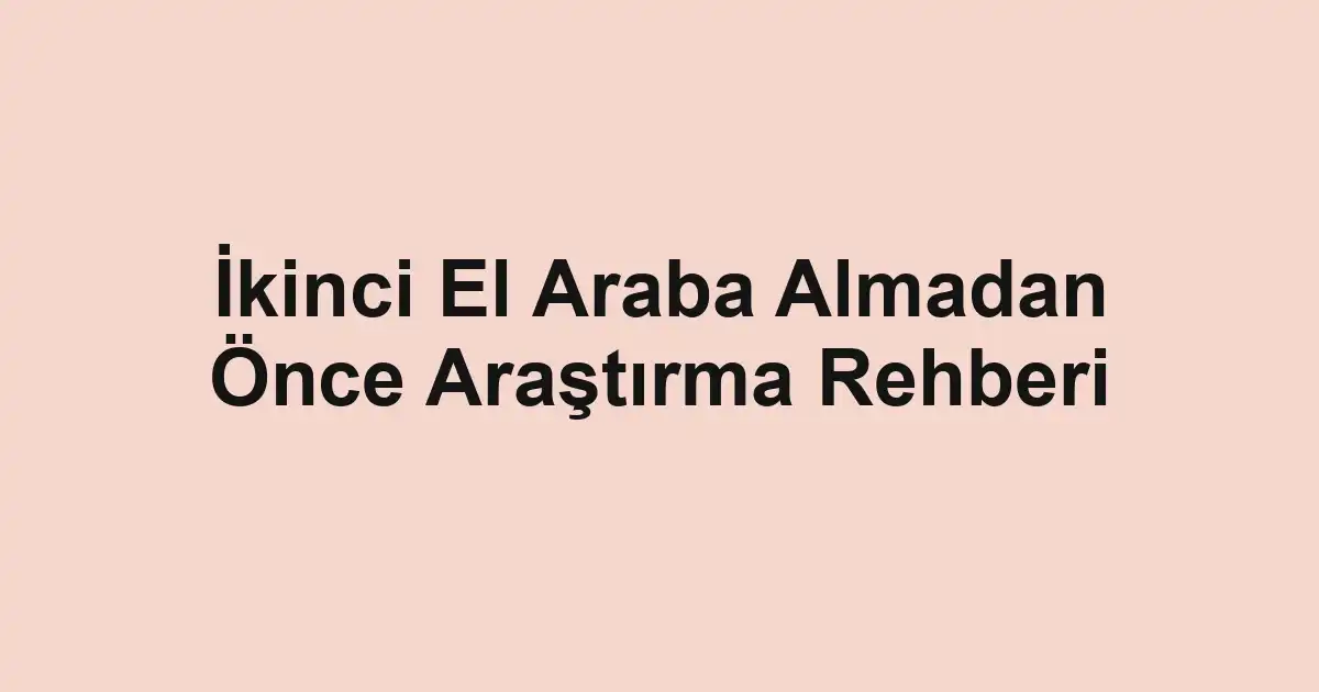 Satılık araba