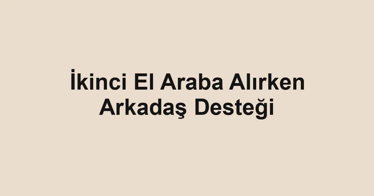 Satılık araba