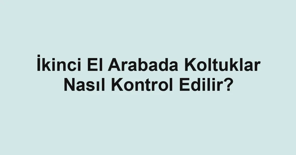 Satılık araba