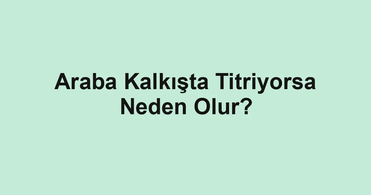 Satılık araba