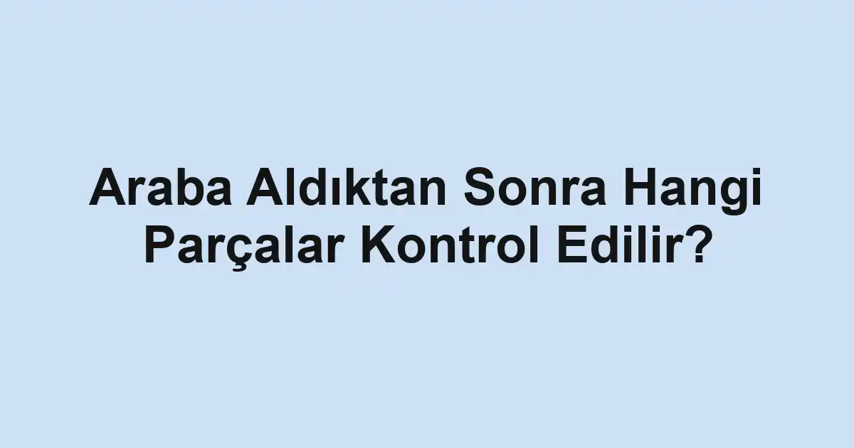 Satılık araba