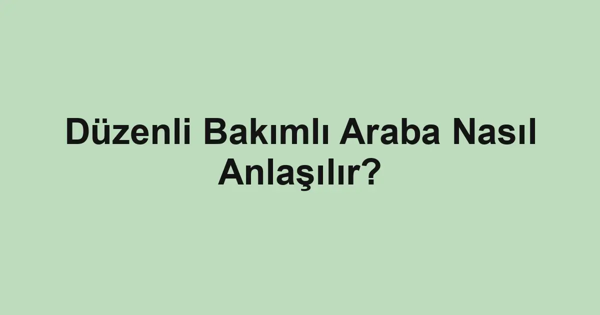 Satılık araba