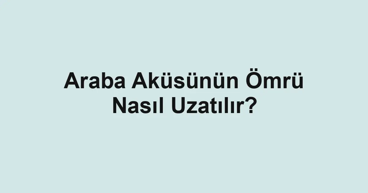 Satılık araba