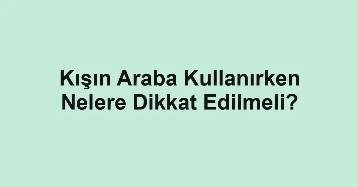 Satılık araba