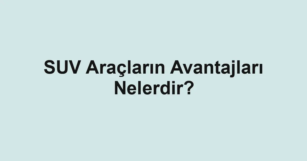 Satılık araba