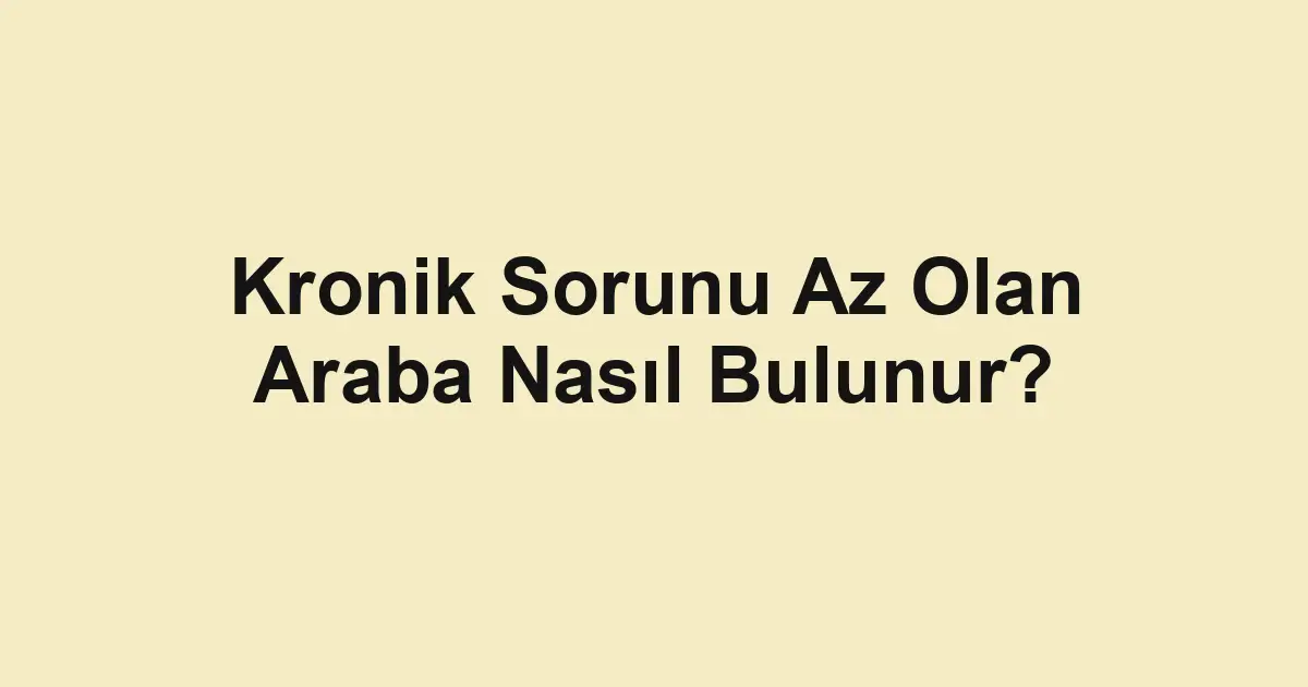 Satılık araba