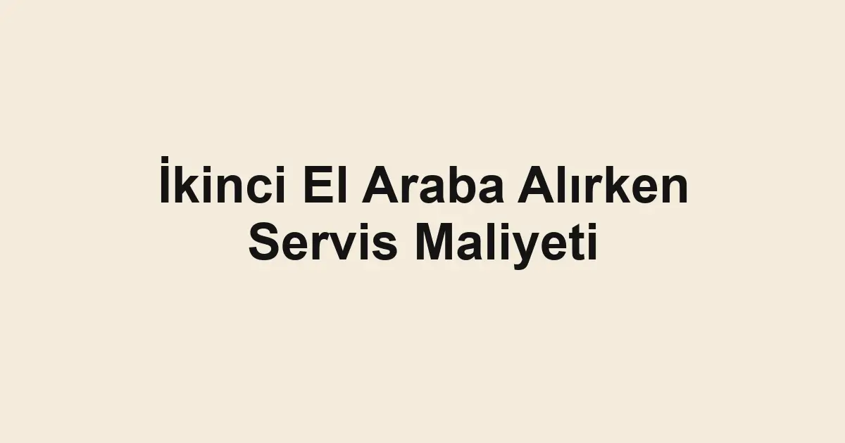 Satılık araba
