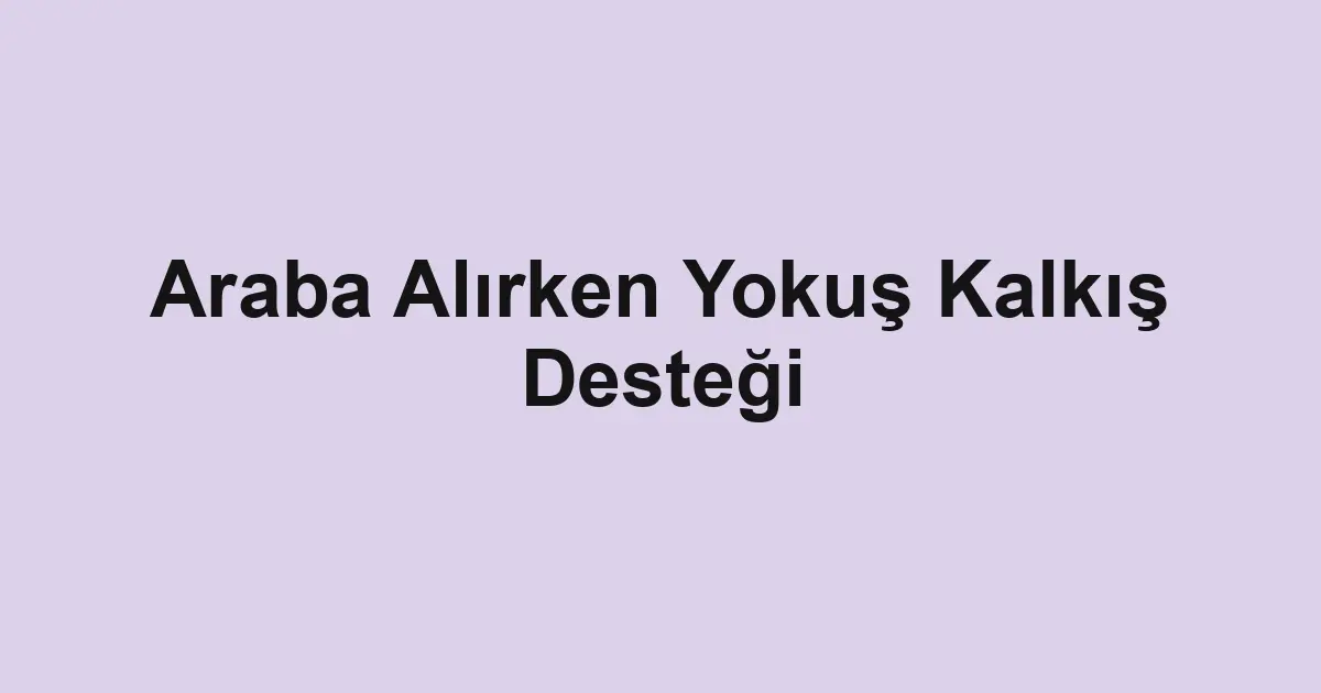 Satılık araba