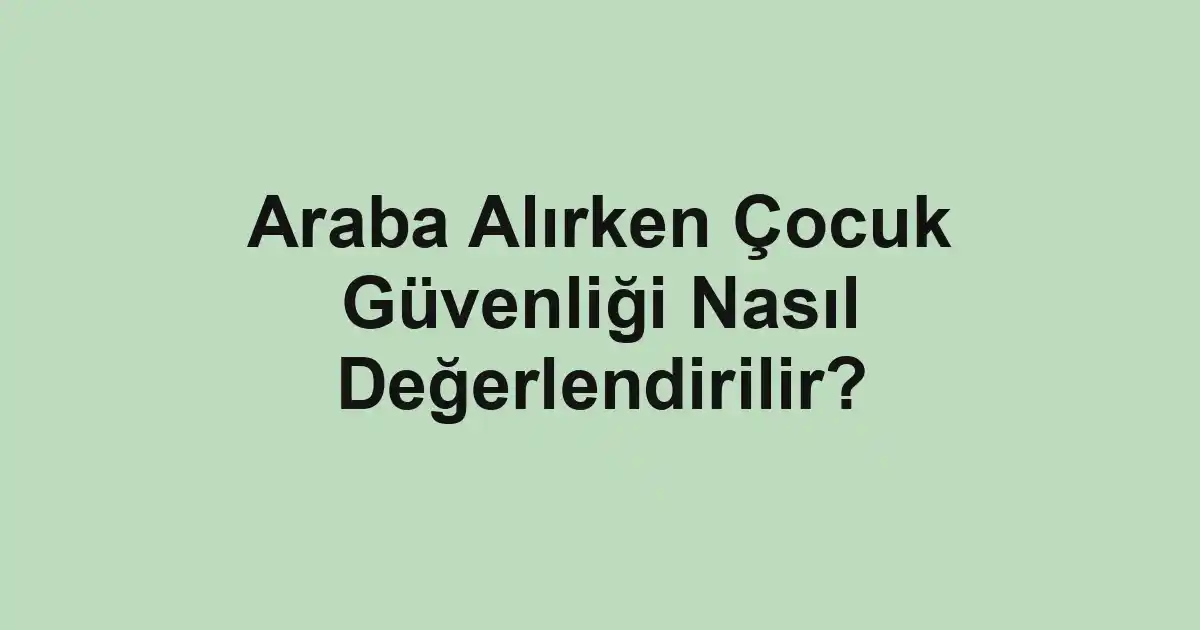 Satılık araba