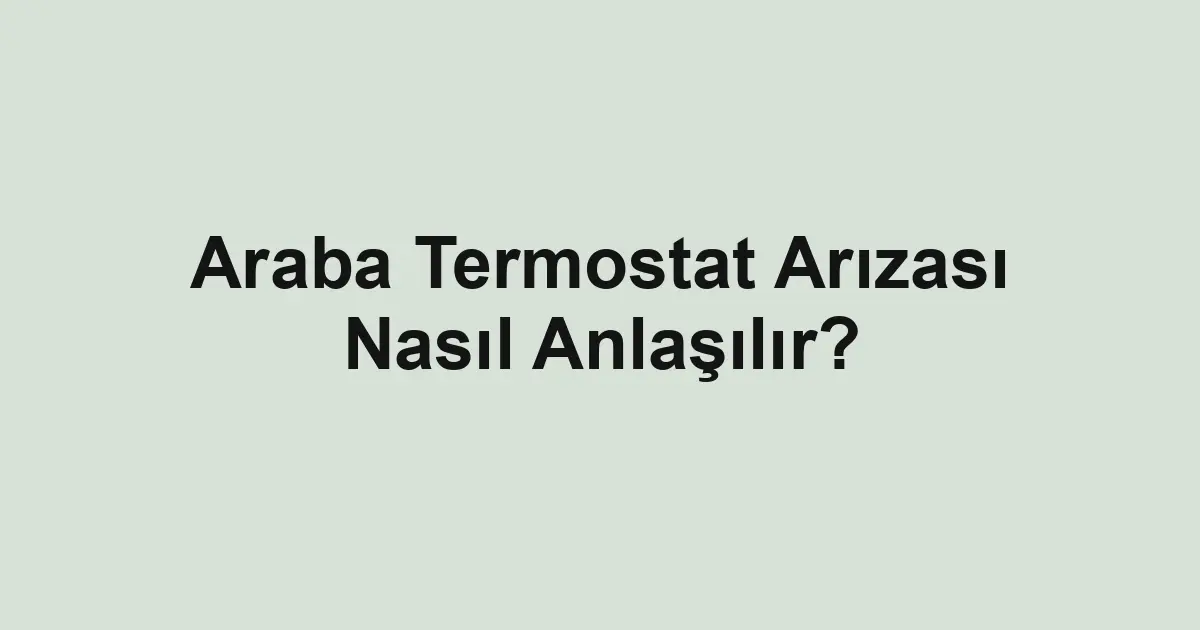 Satılık araba