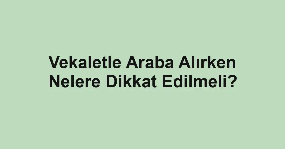 Satılık araba