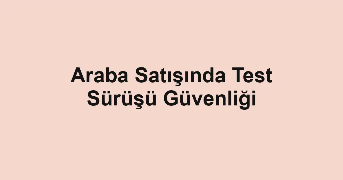 Satılık araba