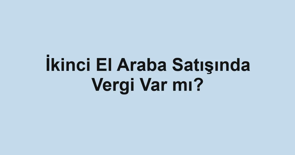 Satılık araba