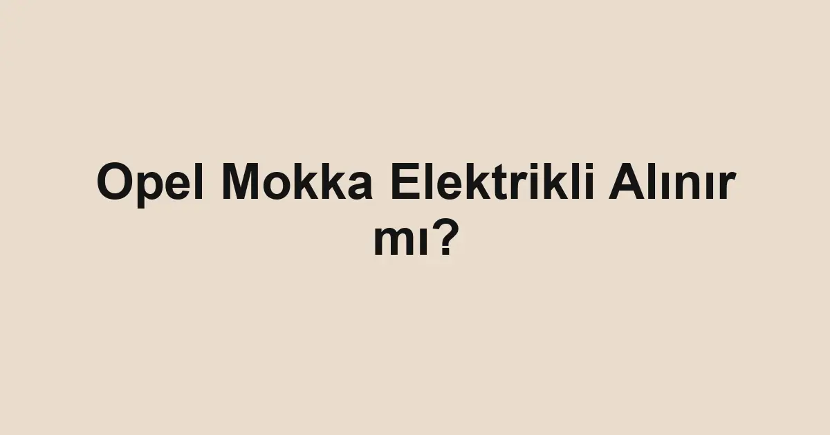 Satılık araba