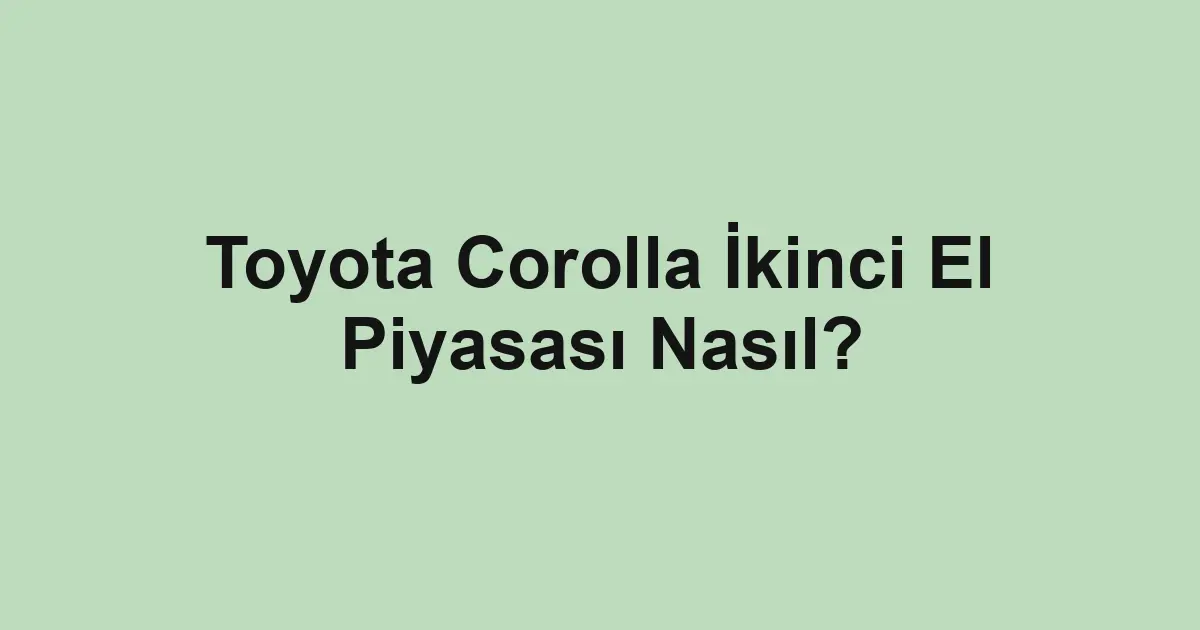Satılık araba