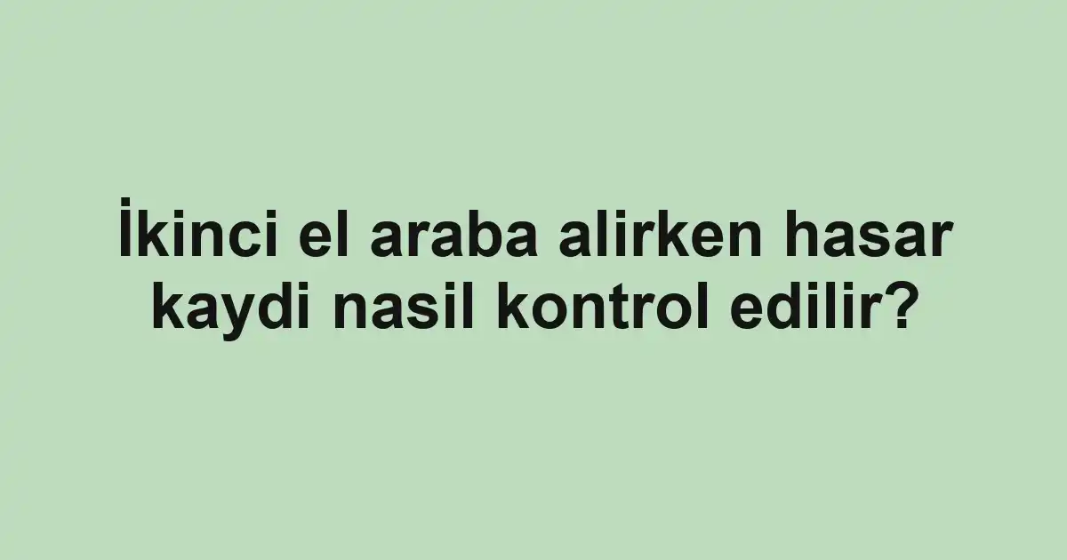 Satılık araba