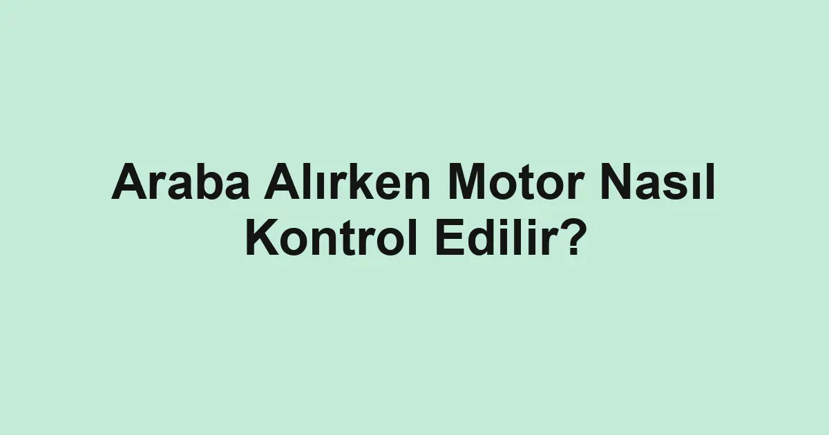 Satılık araba
