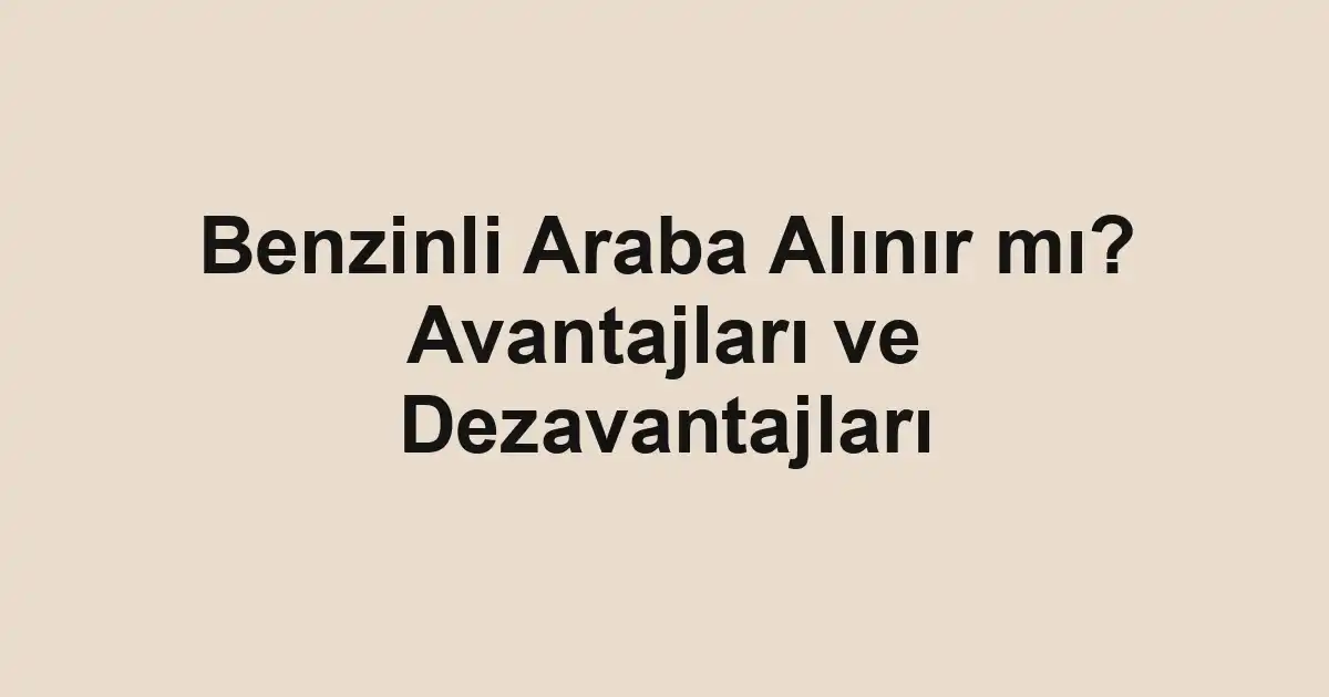 Satılık araba