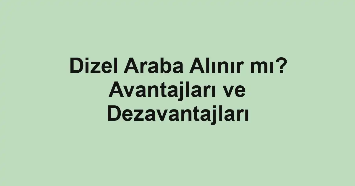 Satılık araba