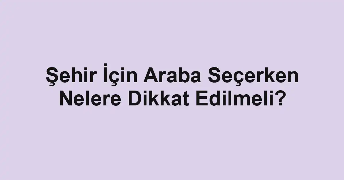 Satılık araba