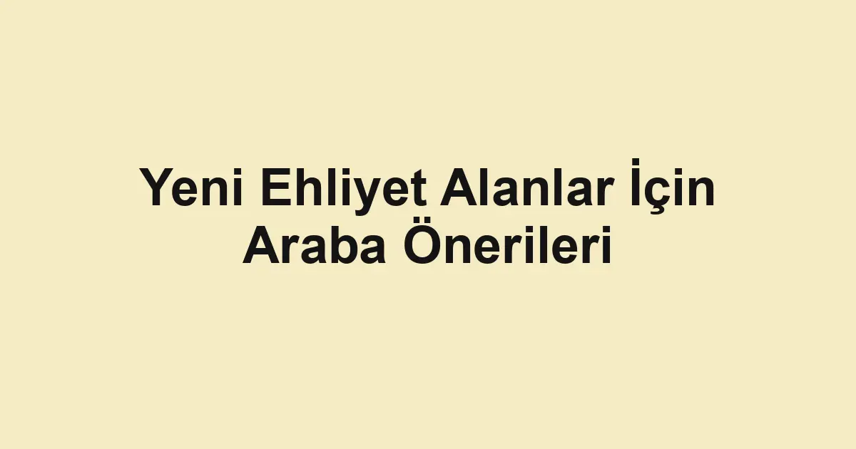 Satılık araba
