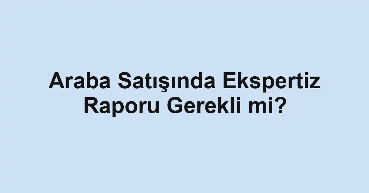 Satılık araba