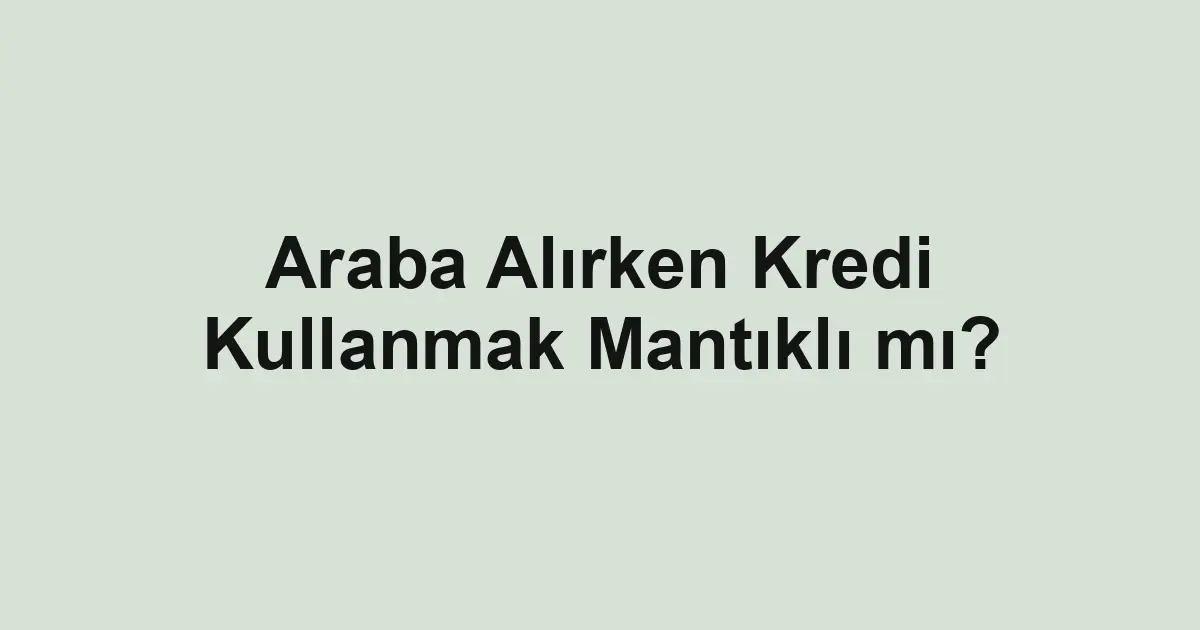 Satılık araba