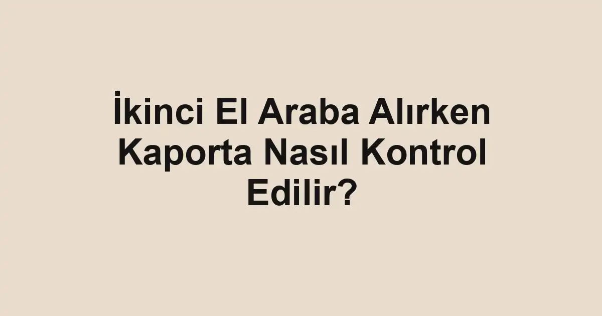Satılık araba