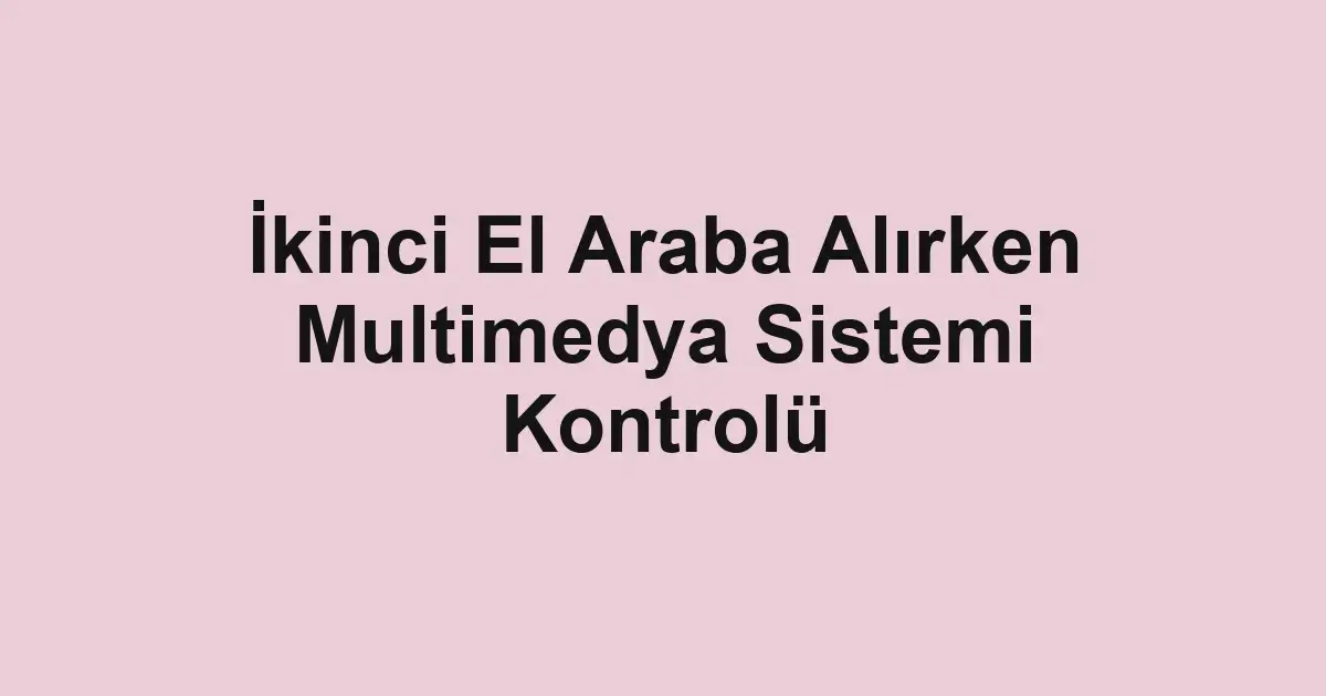Satılık araba
