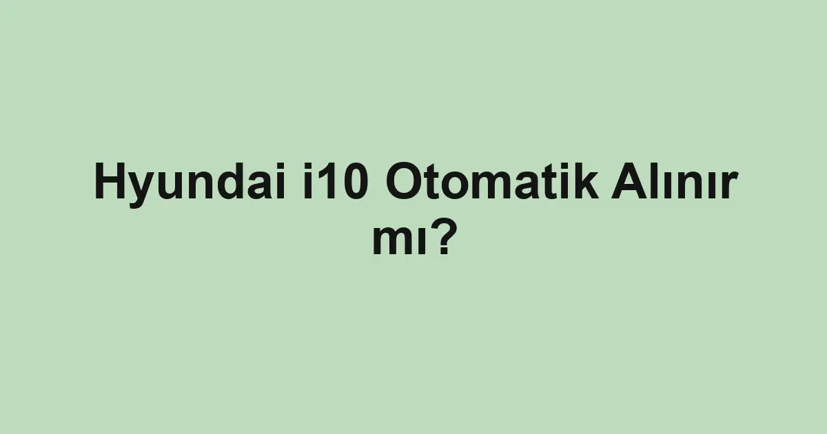 Satılık araba
