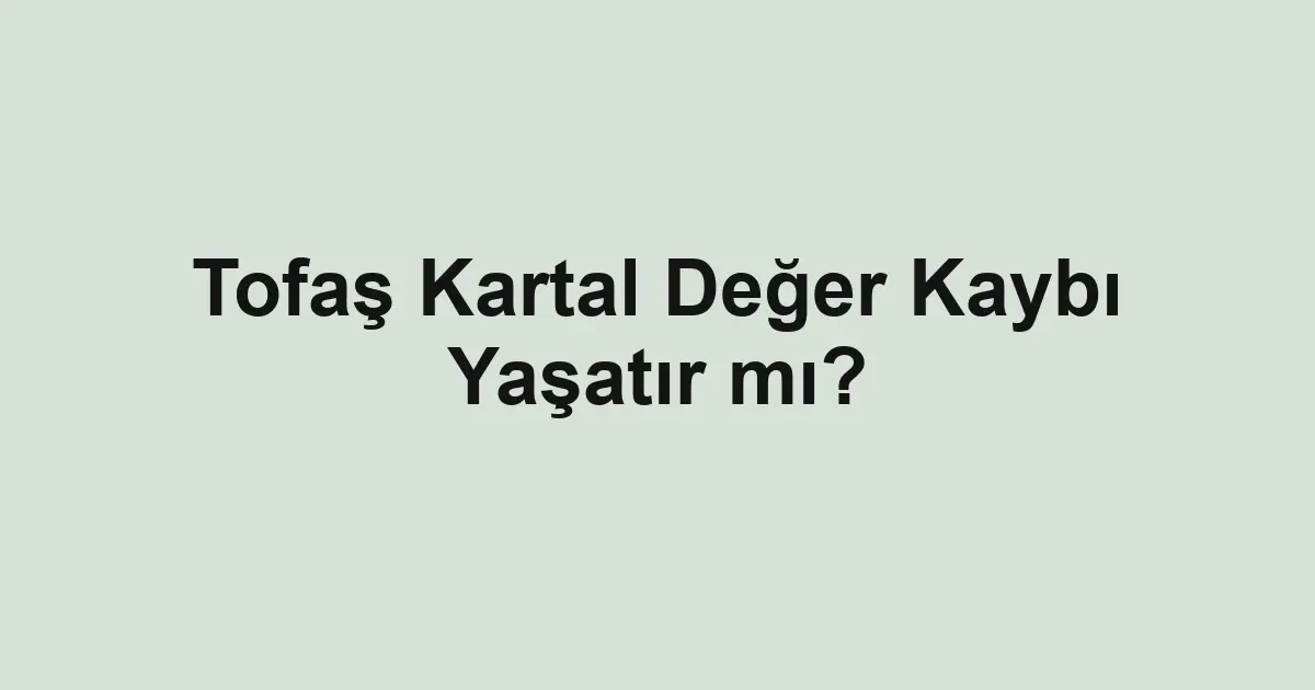 Satılık araba