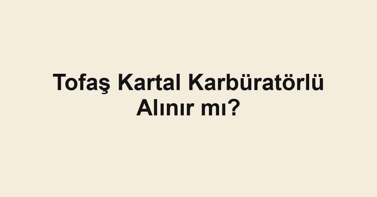 Satılık araba