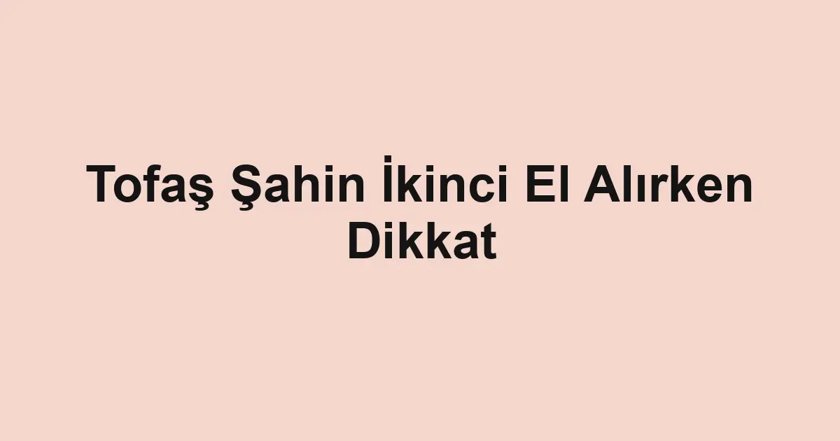 Satılık araba